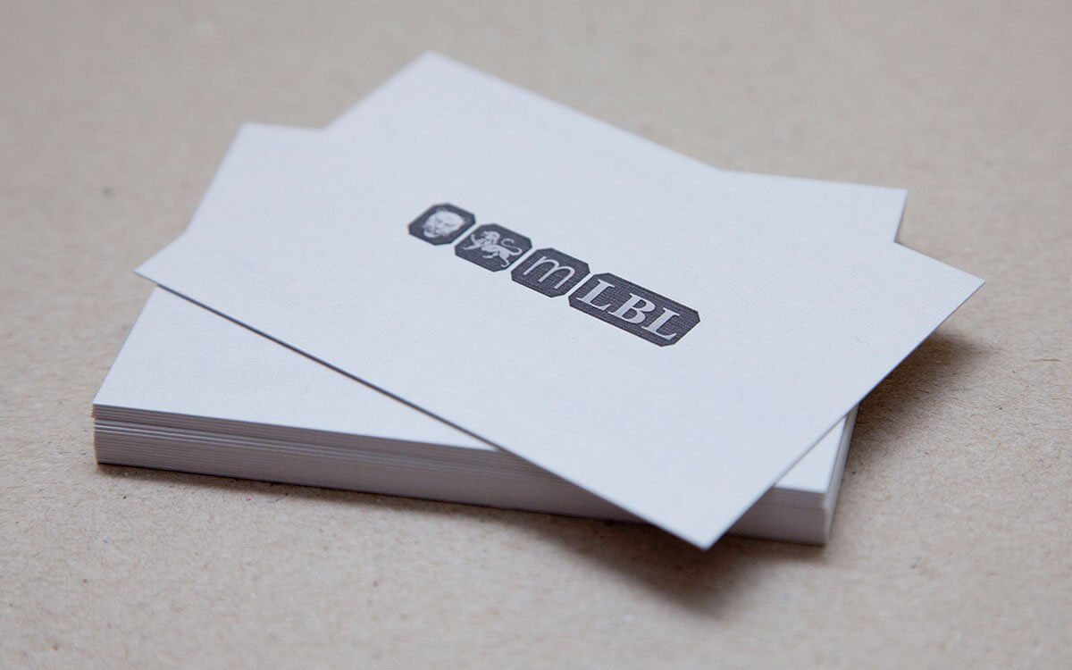 Custom Debossed Business Card